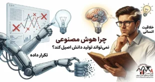 محدودیت‌های هوش مصنوعی در پژوهش علمی و ناتوانی ماشین در تولید دانش اصیل