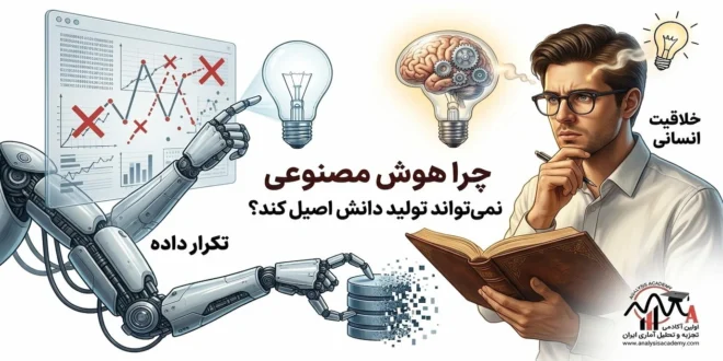 محدودیت‌های هوش مصنوعی در پژوهش علمی و ناتوانی ماشین در تولید دانش اصیل