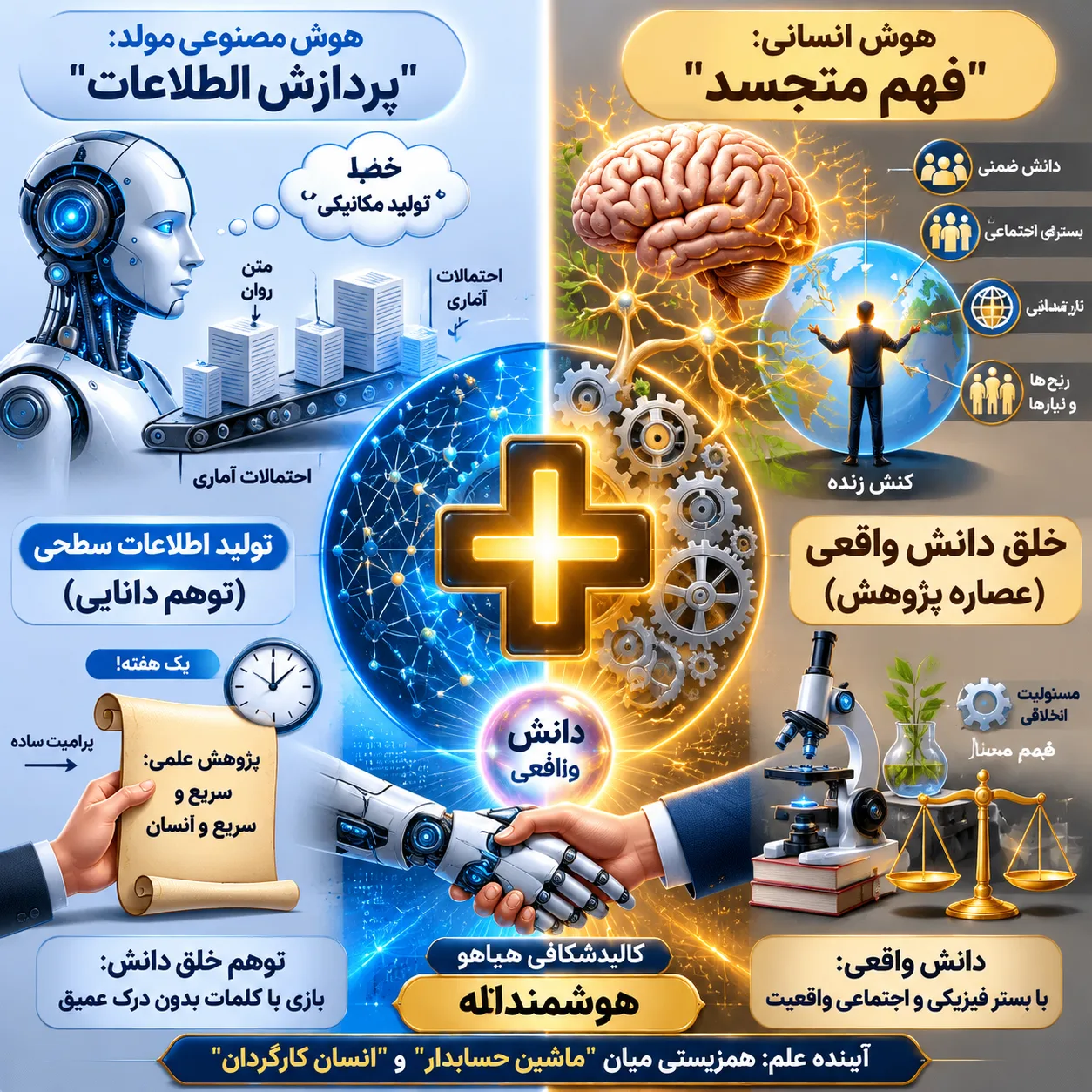 توهم علامه دهر یک شبه؛ هوش مصنوعی و خلق دانش اصیل توهم علامه دهر یک شبه و هوش مصنوعی در پژوهش علمی