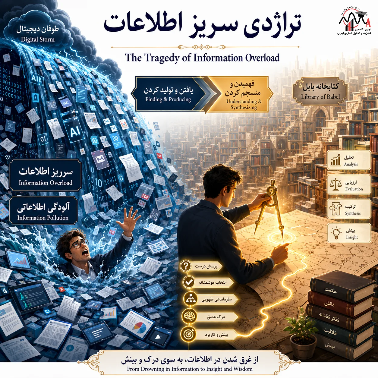 بحران سرریز اطلاعات در پژوهش علمی